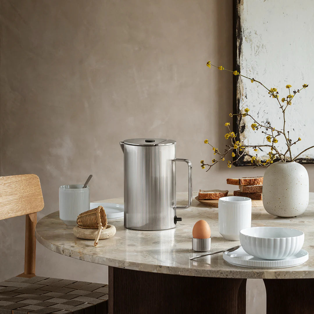 Georg Jensen Bernadotte Electric Kettle, Stainless Steel, 5.5" Dia x 9.8" H