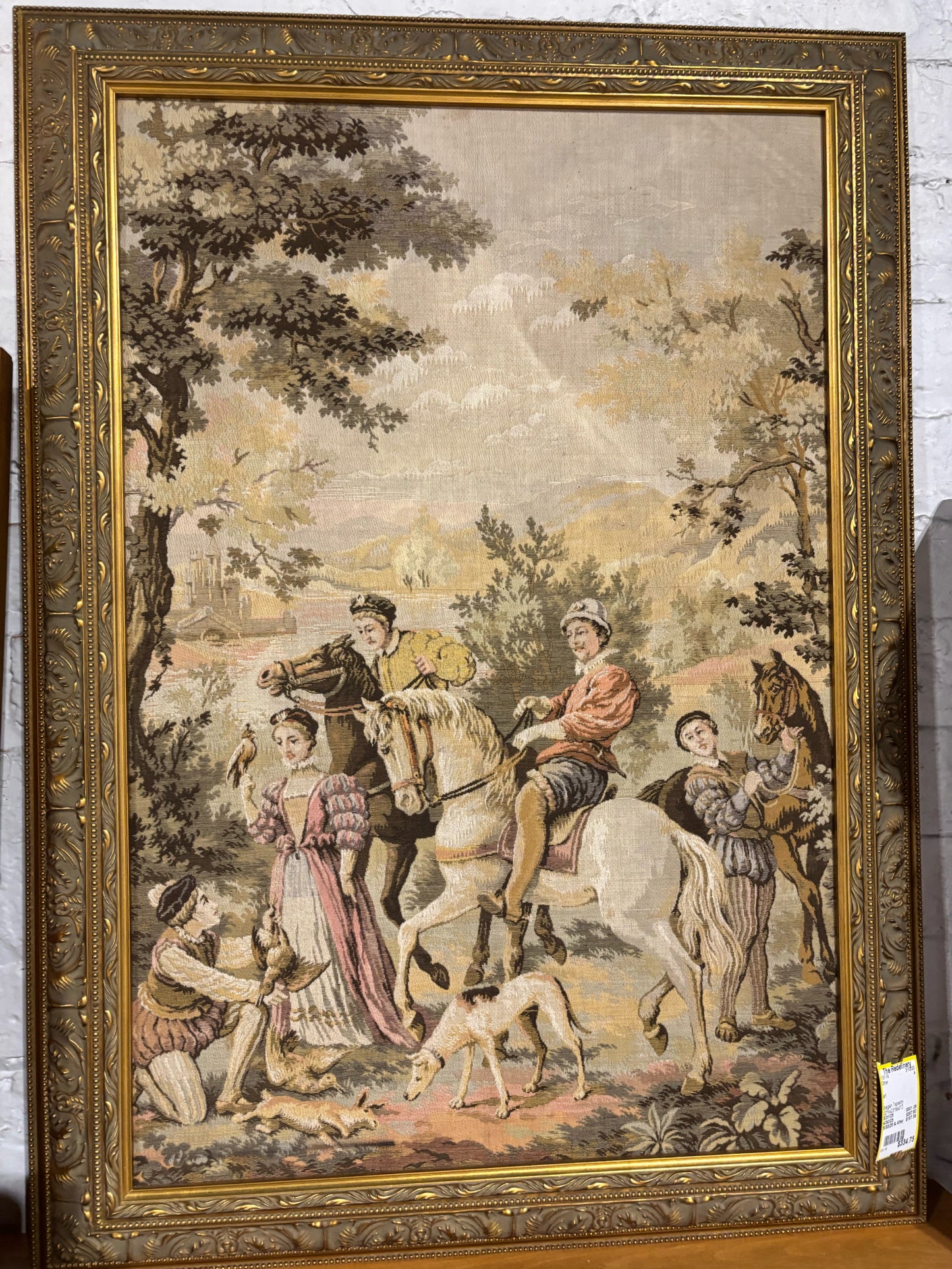 Belgian Tapestry 32"Hx23"Wx3"D