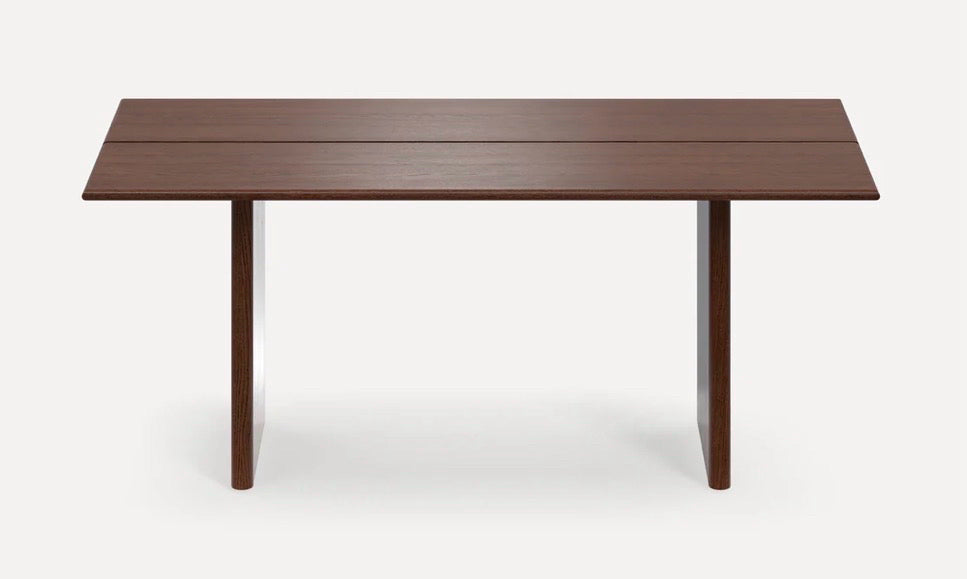 NEW Gallery dining table, walnut, 34" W x 72" D x 29.5" H