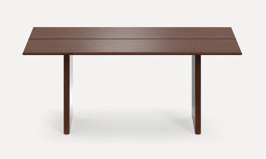 NEW Gallery dining table, walnut, 34" W x 72" D x 29.5" H