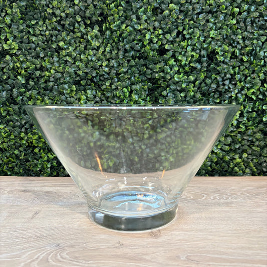 Glass Bowl, 6"H x 10.5"Dia