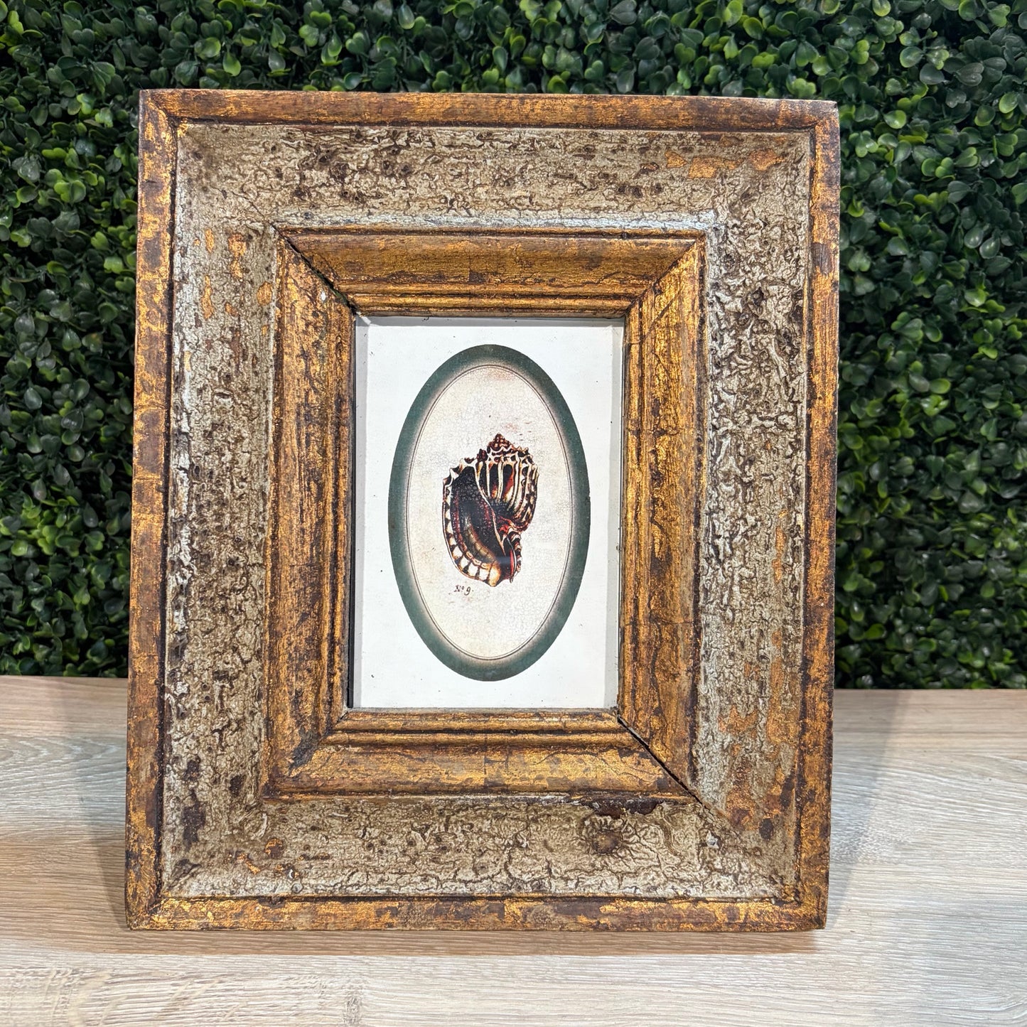 Rustic Wooden Picture Frame w/Easel Back Made in India, 10"W x 12"H