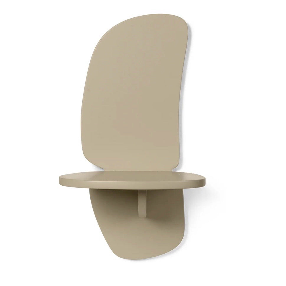 Pilu Shelf, Cashmere, 8.7"W x 7.5"D x 15.7"H