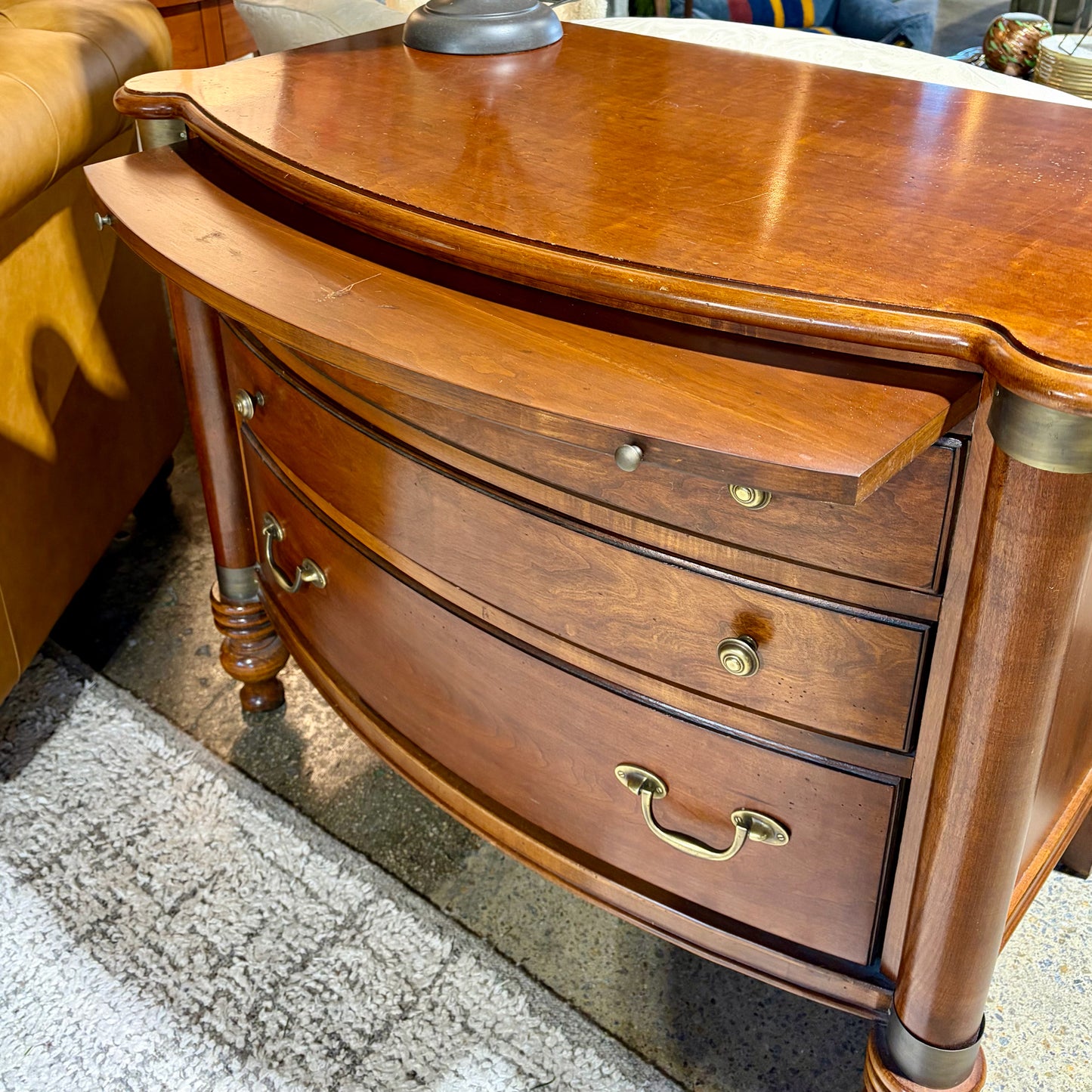 Nautica, Mahogany Finish 3 Drawer Chest, 40"W x 22"D x 32.25"H (AS IS)