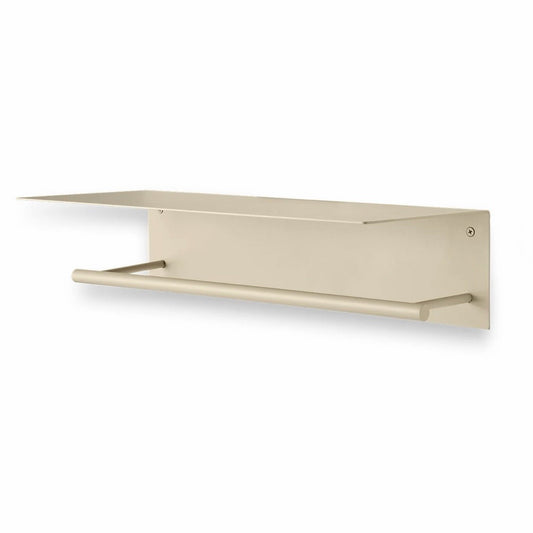 Dora Towel Shelf, Cashmere, 19.7" W x 7.9"D x 4.7"H