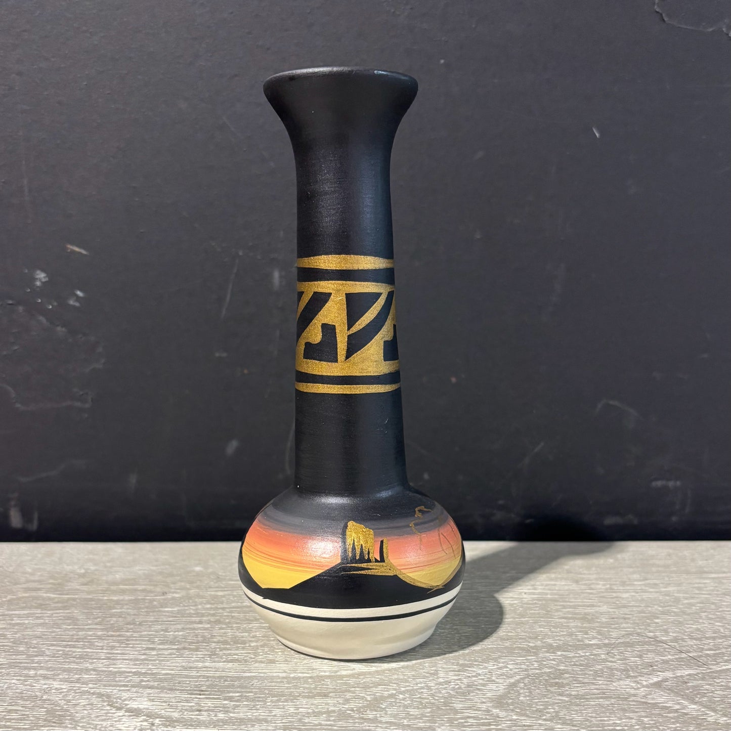 Navajo Vase 7" H x 9" D
