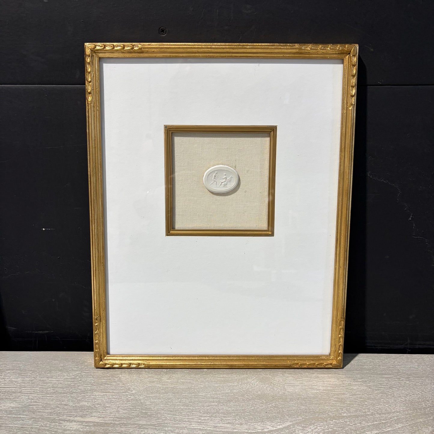 Hermes and ApolloFramed  Intaglio, 15"H x 12"W