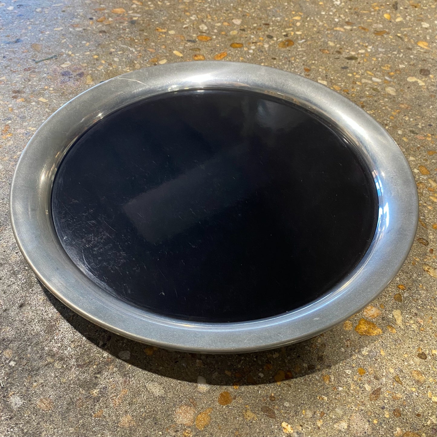 Pewter Serving Tray, 12"W x 12"D x .75"H