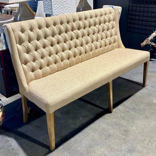 Tufted Upholstery Banquet Dining Bench 65"W x 24"D x 40.5" H