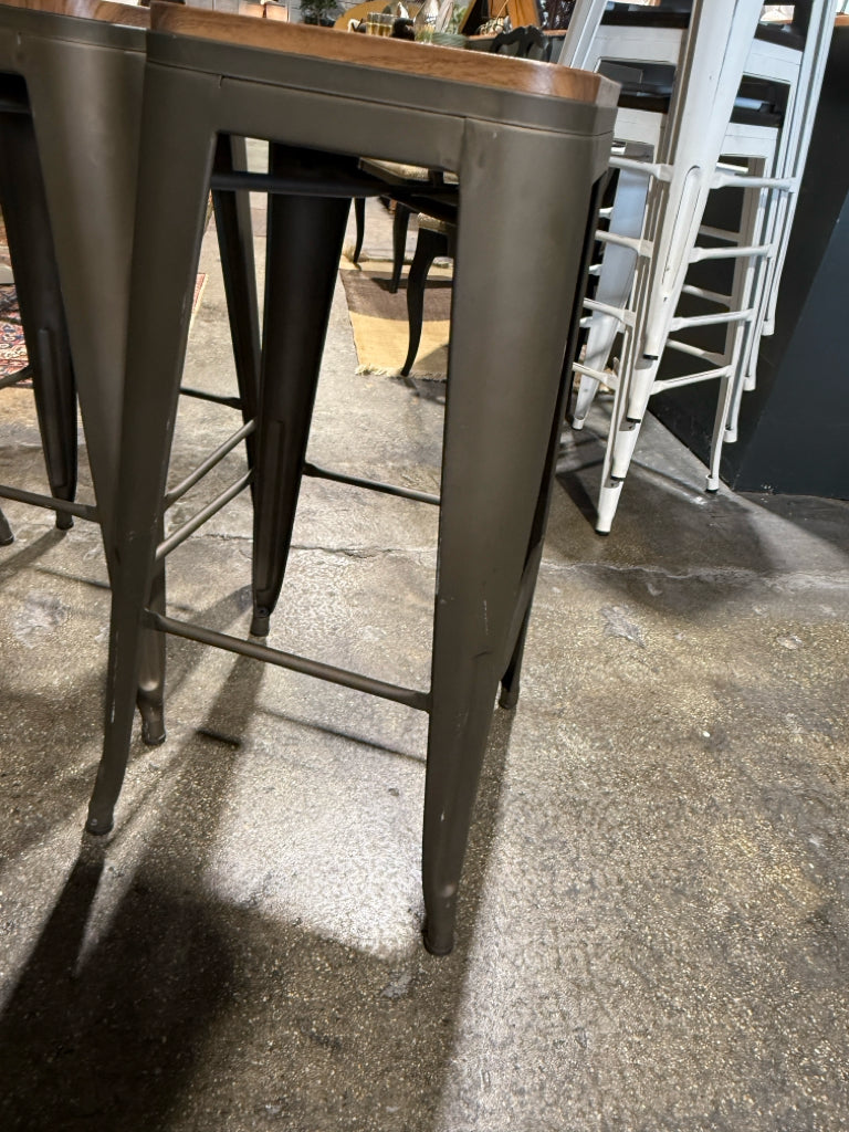 SET of 4 counter stools, 16"W x 16"D x 30"H
