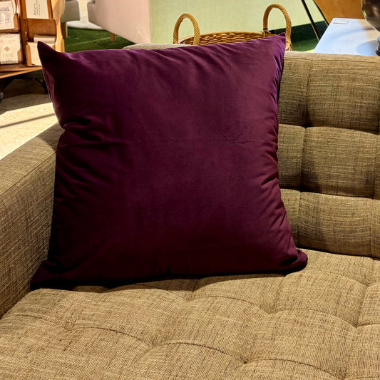 NEW Aubergine pillow, 20"