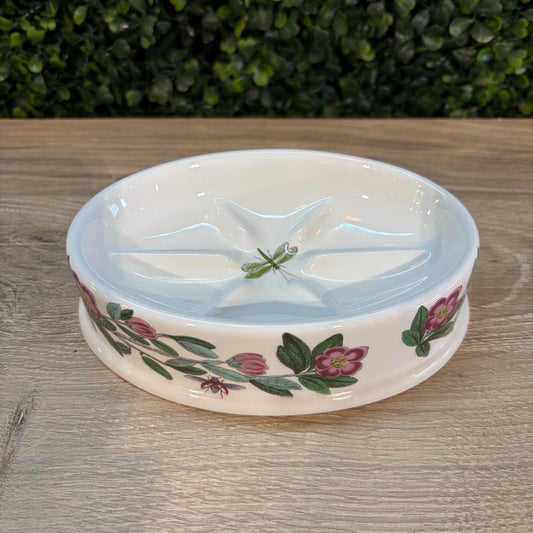 Portmeirion Soap Dish, 6"W x 4"L x 2"H