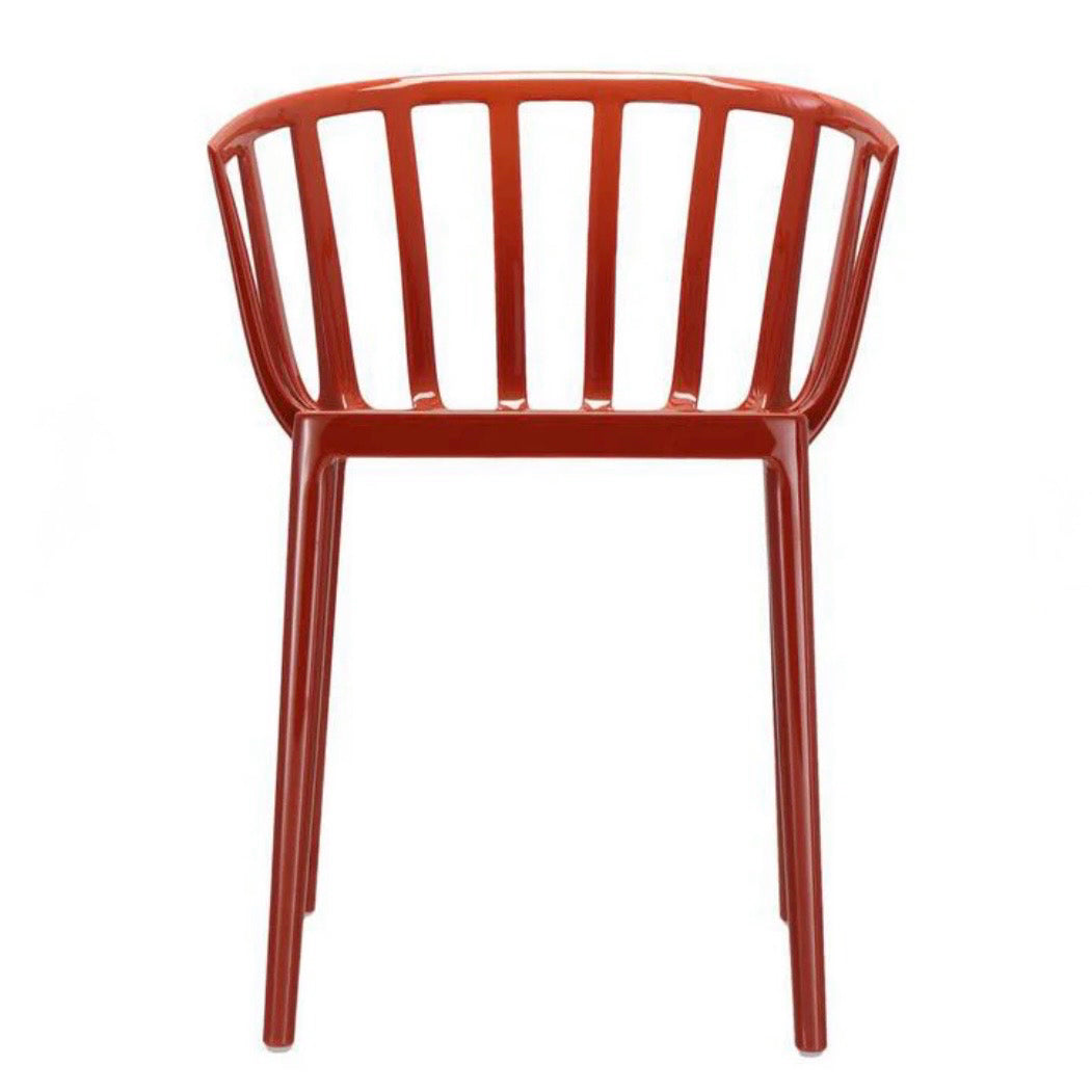 Venice Dining Chair (Set of 2), Rusty Orange, 20.7"W x 20"D x 29.5"H