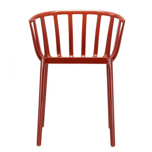 Venice Dining Chair (Set of 2), Rusty Orange, 20.7"W x 20"D x 29.5"H