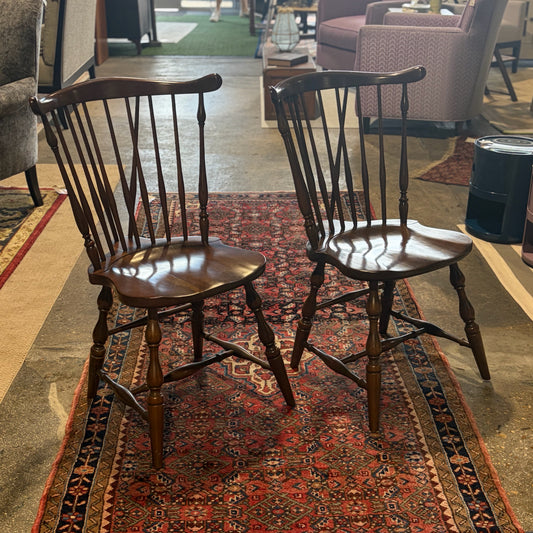 Pair Pennsylvania House Duxbury Cherry Dining Chairs, ea35"H x 23'W x 20"D
