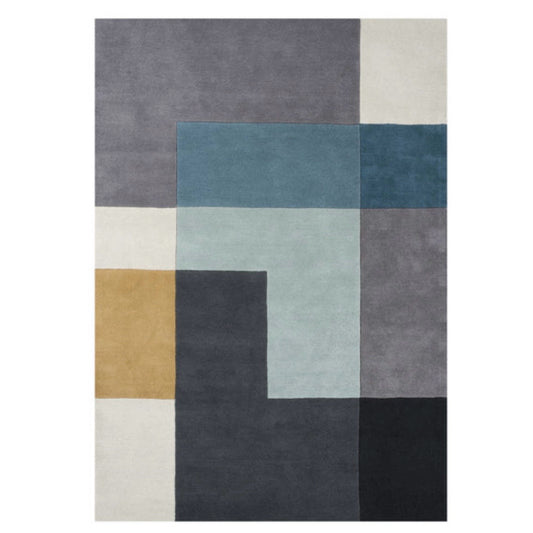 Linie Design Ometri Area Rug,: 6' 6"W x 9'8"L