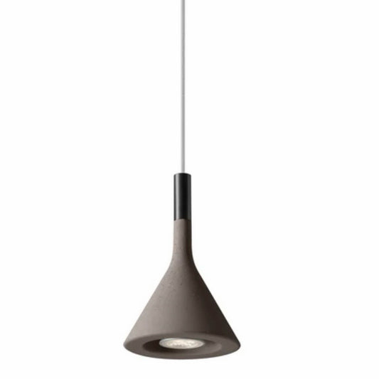 Aplomb LED Mini Pendant Light, Brown, 4.5"W x 7.8"H x cord length 138"