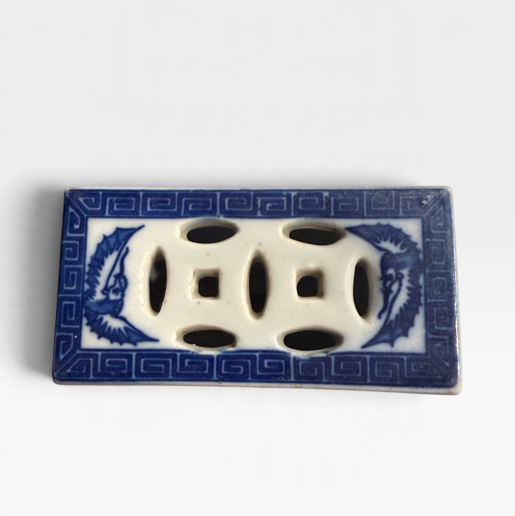ATQ Chinese Opium Pillow/Headrest, 5"W x 5.75"D x 2.5"H