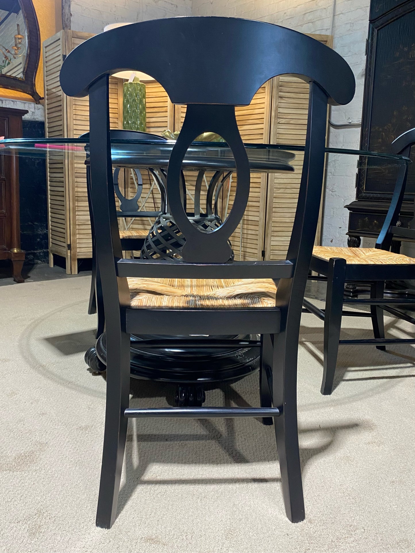 PAIR (2) Pottery Barn Dining Chairs 37"H x 16.5W x 15"D