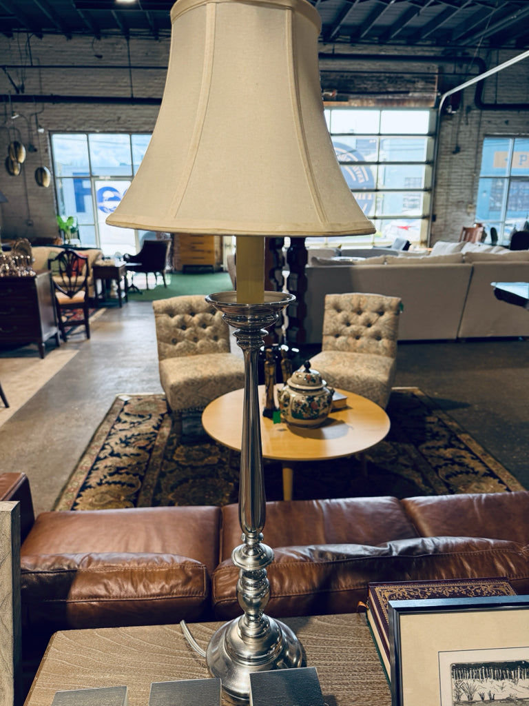 PAIR of Restoration Hardware table lamps, 34"H x 8"W x 8"D