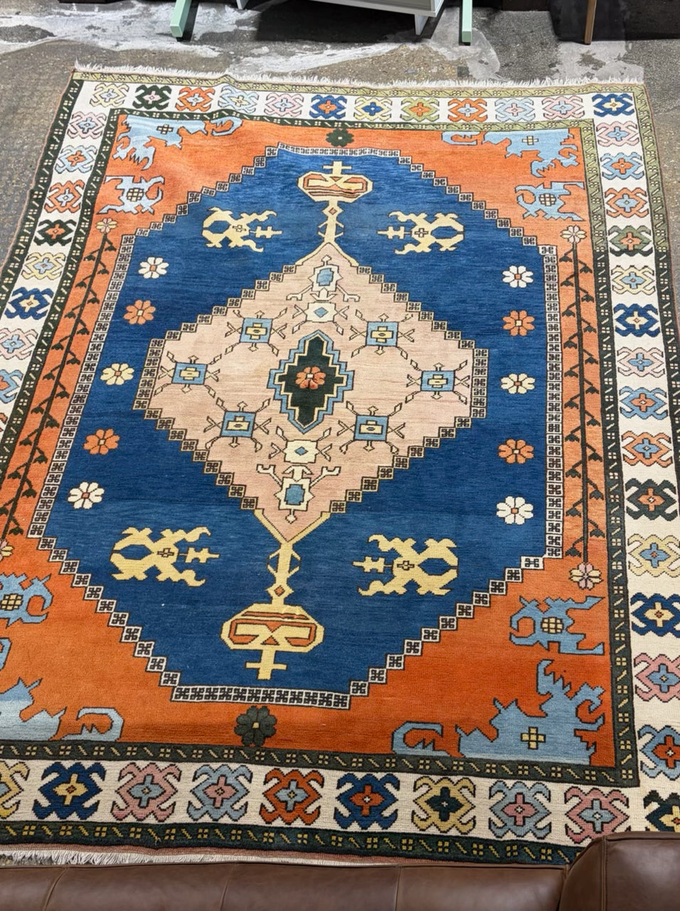 VTG Turkish Handmade Wool Rug, 10'8" x 7'11"