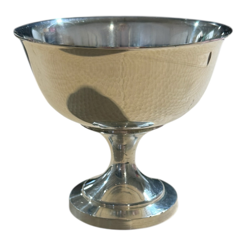 Wm Rogers silverplate dessert dish/petite compote, 4"W x 4"D x 3.5"H