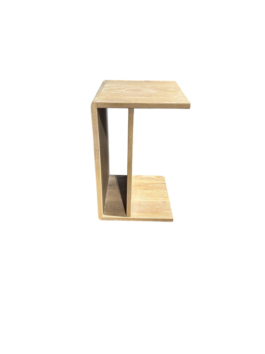 Hiroki Accent Table White Oak, 12.5" W x 14" D x 20" H