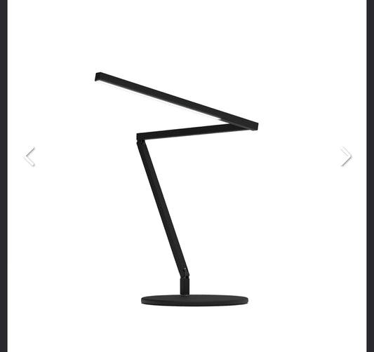 Z-Bar mini desk lamp, LED, adjustable, 17.6" W x 16.75" H