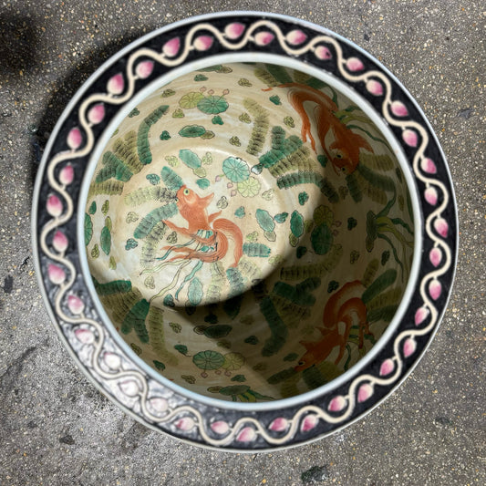 Chinoiserie Planter 14" W x 12" D x 12" H