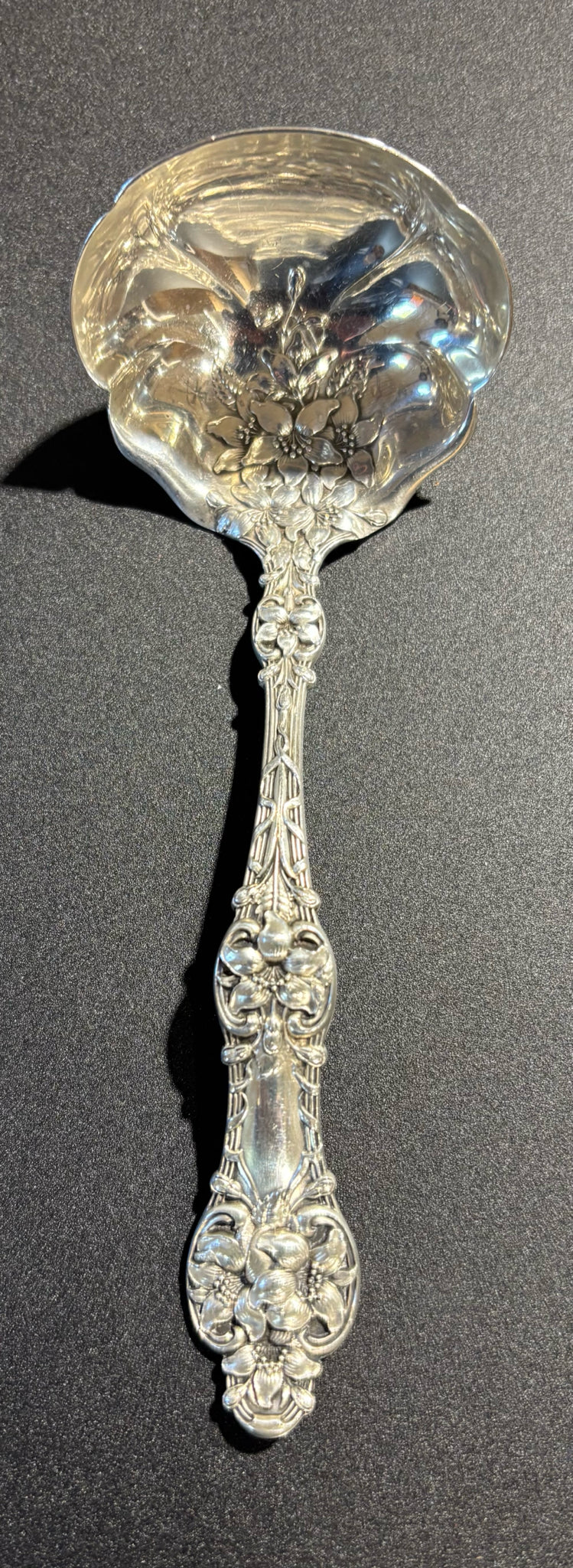 Old Orange Blossom Sterling Gravy Ladle 6.5" L x 2.5" W x 2" H