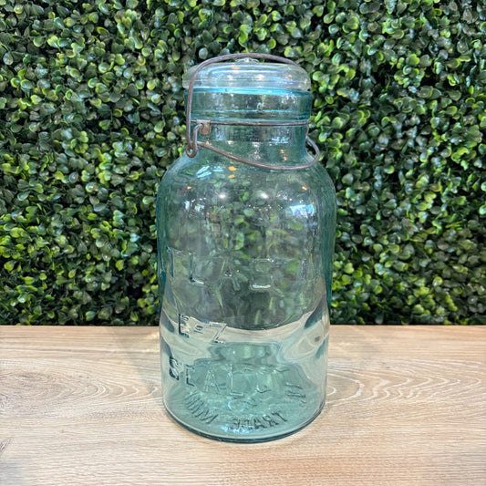Blue Atlas E-Z Seal Jar, 9.75"H x 5"Dia