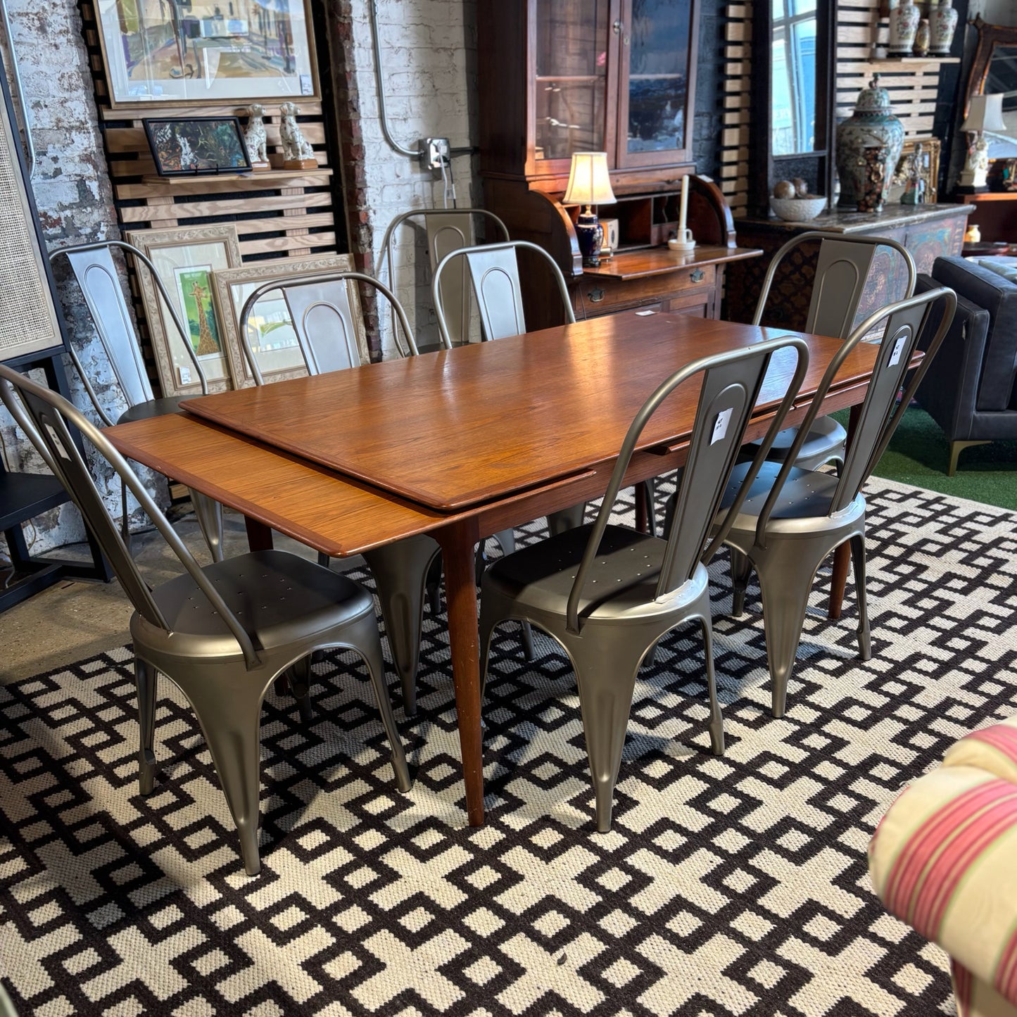 SET of 4 Restoration Hardware Remy chairs, (AS IS) 16.75"W x 16.5"D x 37"H