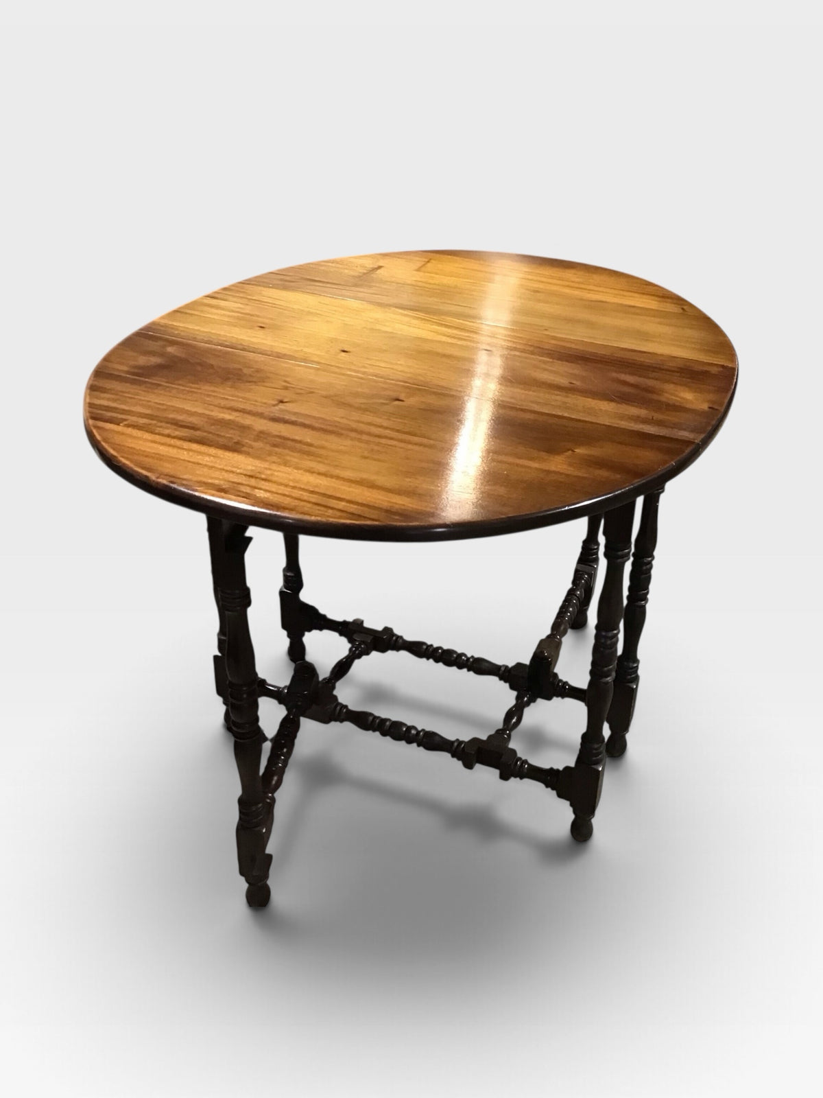 VTG Drop Leaf Gateleg Wood Table 42"/11" W x 34"D x 30"H