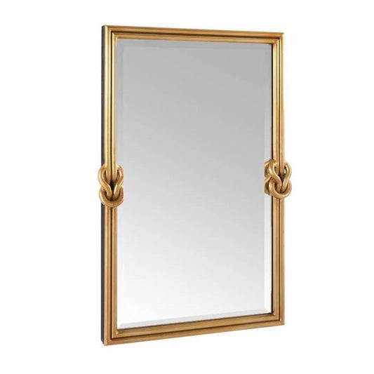 Carruth Mirror, Antique Brass, 38"H x 26"W x 2.5"D