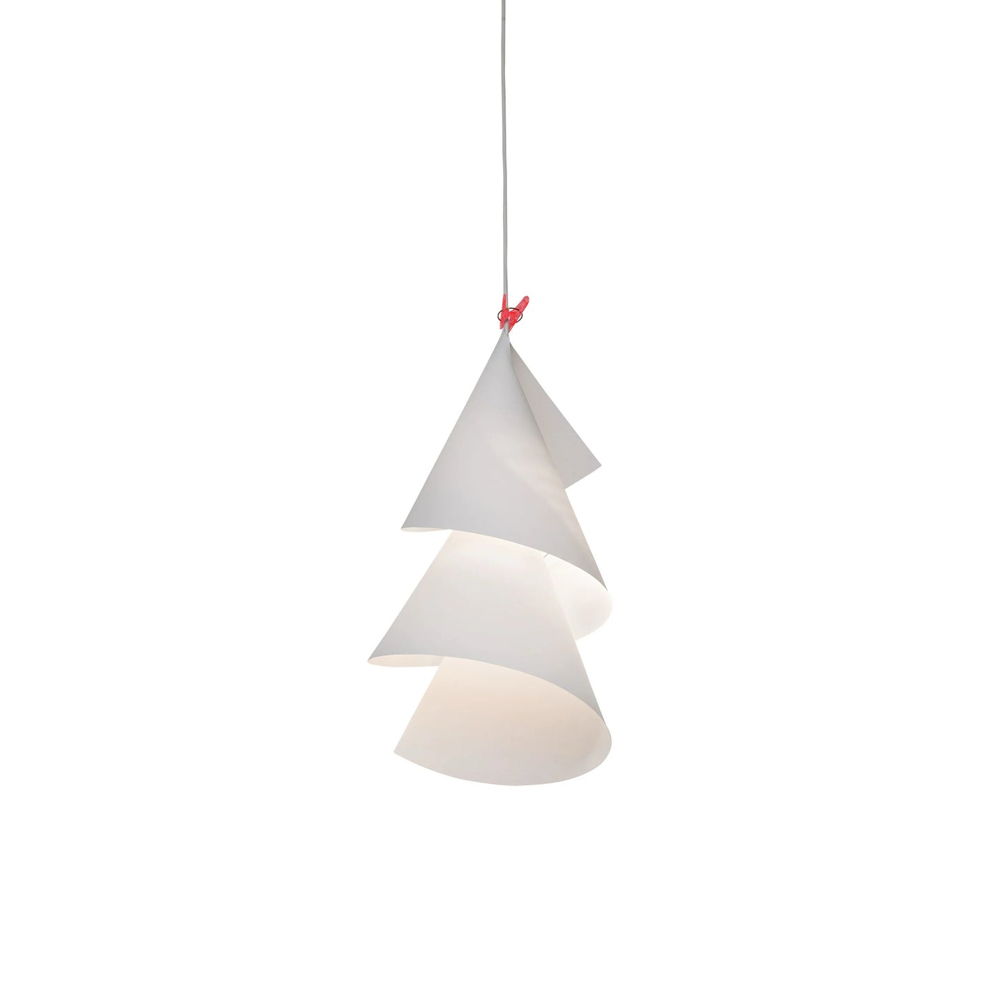 Ingo Maurer Willydilly Pendant Light, White, 13.8" Dia x 19.7" H