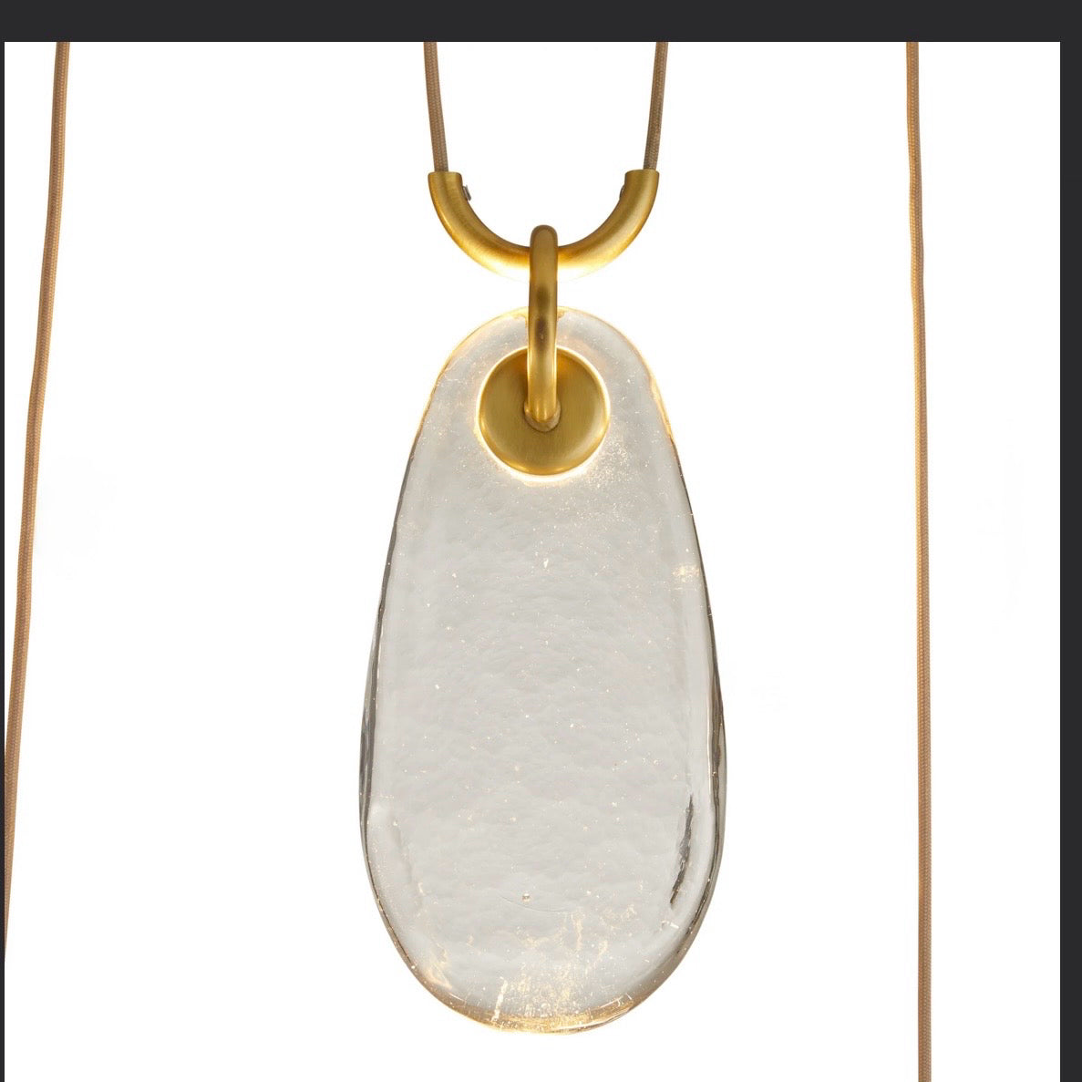 Arteriors Melt Chandelier,Antique Brass Iron / Clear 82" W x 50.5" D x 23" H