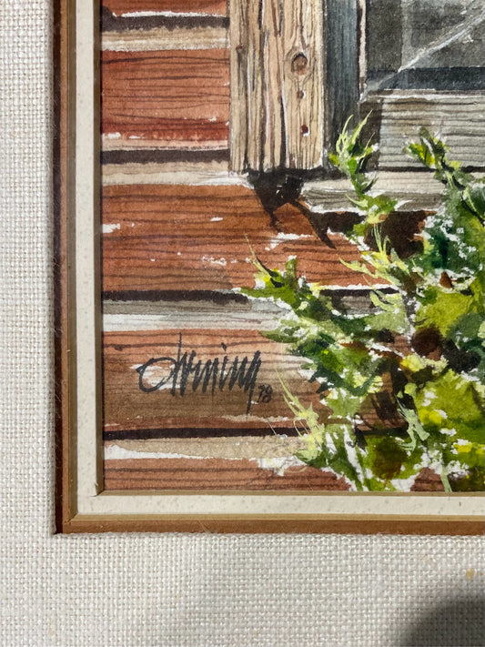 Watercolor Window, 15"W x 18"H x 1.5"D