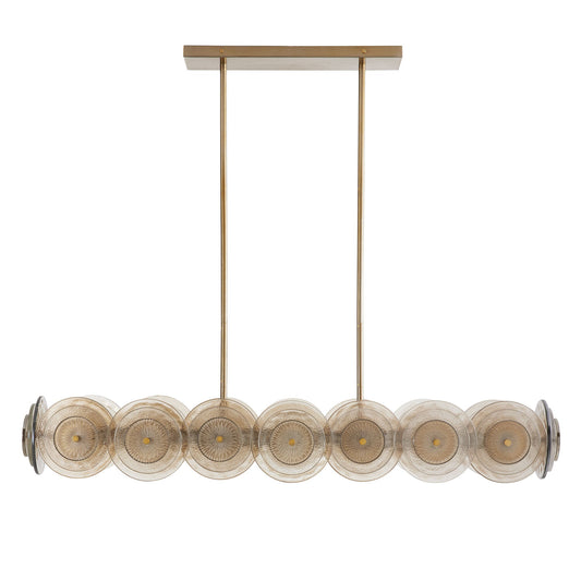 NIB Kinlee Chandelier, 51" W x 9.5" D x 16" H