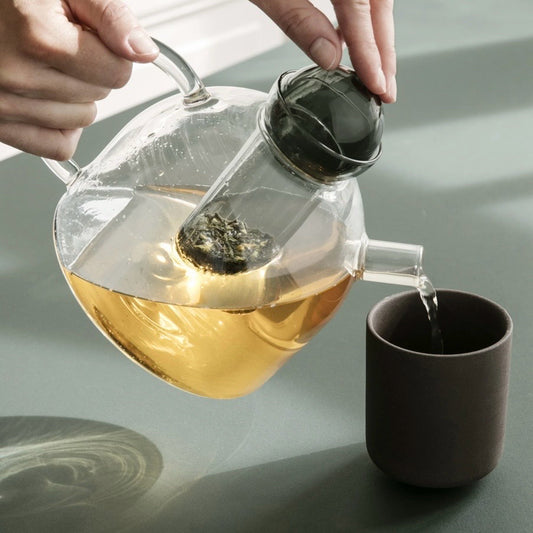 Ferm Still Teapot, 5.9"W x 8.5"D x 6.9"H