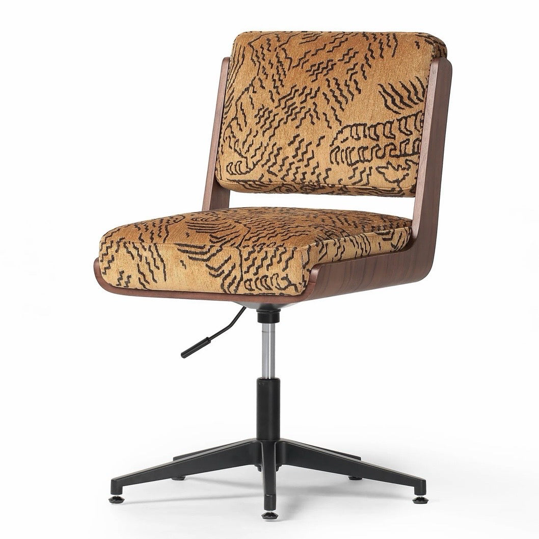 Landon Desk Chair, Balkan Ochre, 20.5" W x 27" D x 34" H