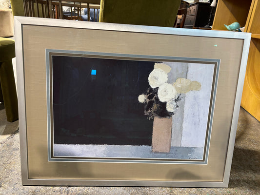 Bernard Cathelin "Rose Bouquet"  Print - 33"L x 23.5"W