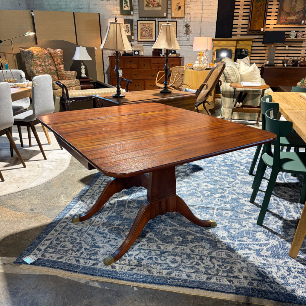 ATQ Mahogany Federal style Drop Leaf Table, 54.25"W x 26"D x 30"H
