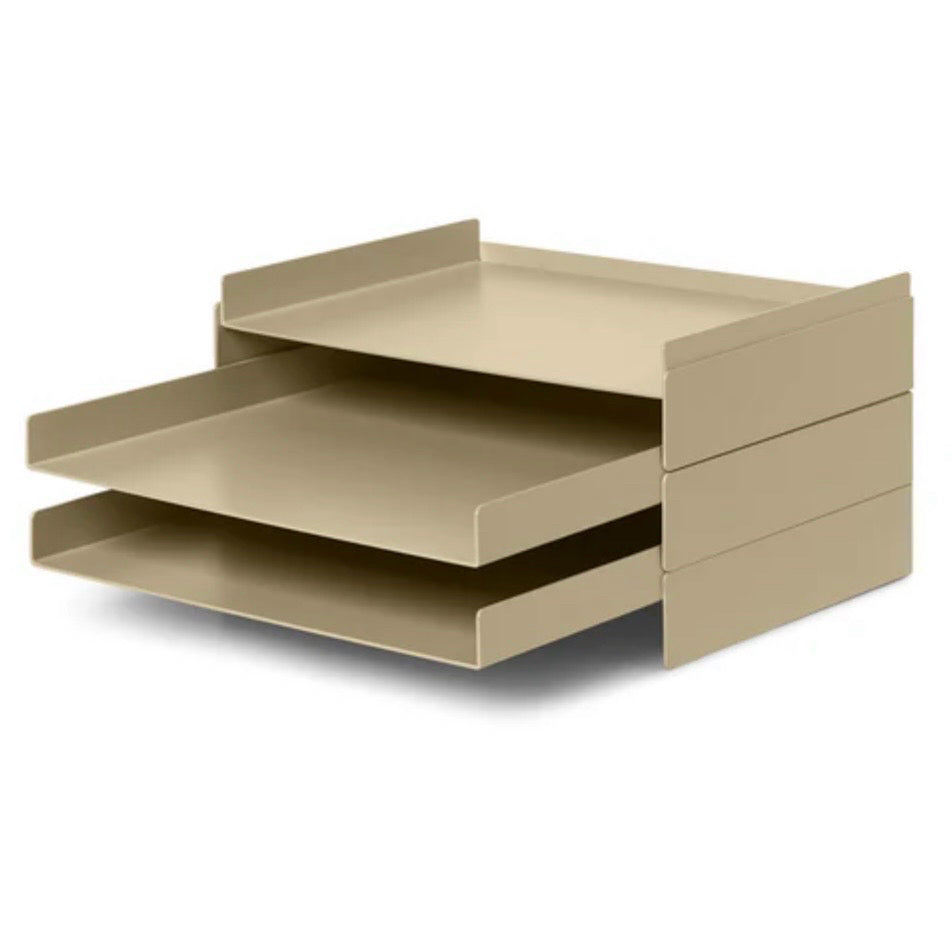 Ferm 2x2 Organizer, Stackable, Cashmere, 9"W x 11.1"D x 5 1"H