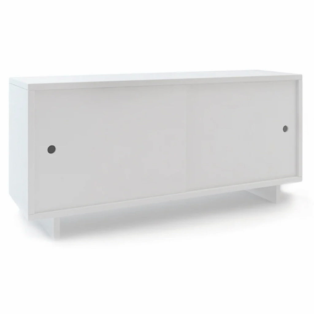 Oeuf Perch Bunk Bed Console, White, 39.25"W x 12"D x 18.5"H