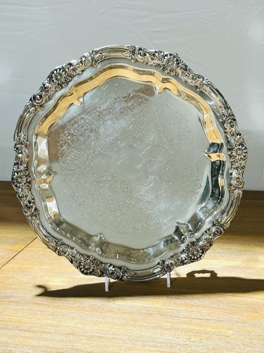 Vintage Silverplate Serving Tray,F.B. Rogers Silver Co.  # 6734