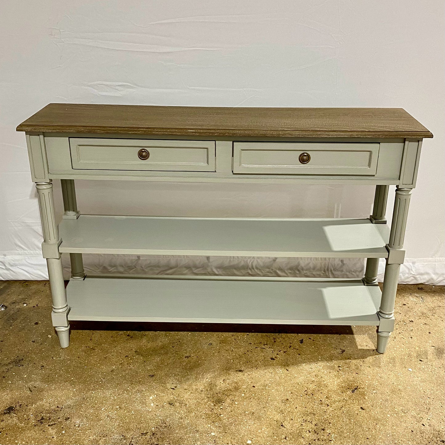 Ophelia & Co. Ballwin Console Table, Grey, 47" L x 12" W x 32" H