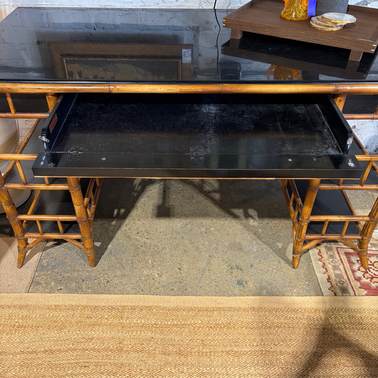 Milling Rd for Baker Bamboo Desk, 55"W x 27"D x 30.5"H