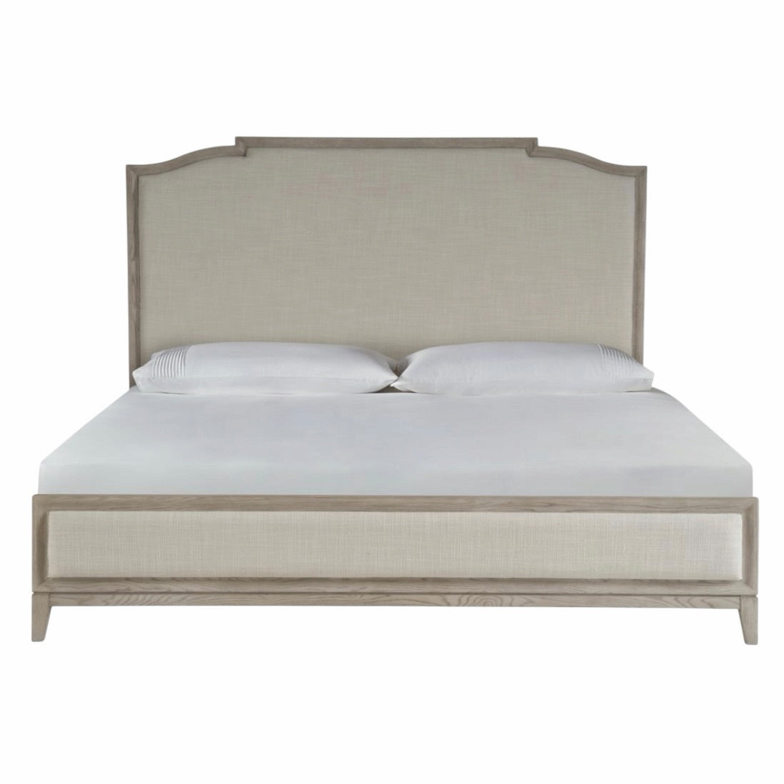 Panel Bed King In Rolling Fog Color, 80"W x 87"D x 68"H