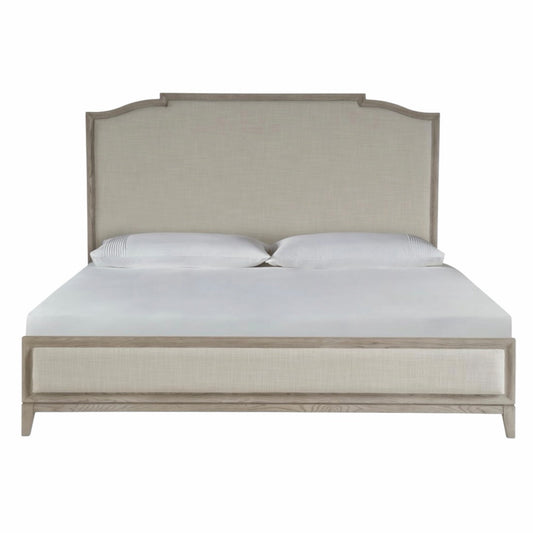 Panel Bed King In Rolling Fog Color, 80"W x 87"D x 68"H