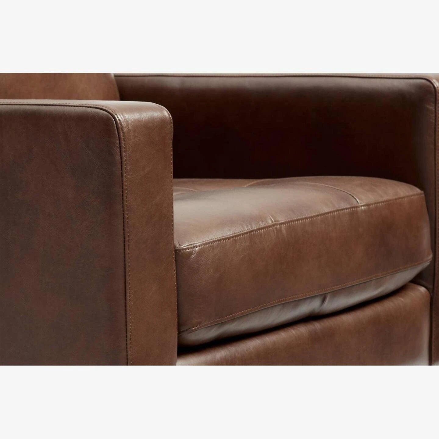NEW Hewitt Occasional Armchair, Cognac Leather